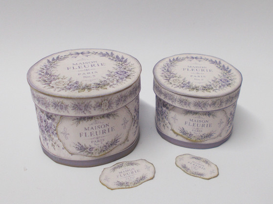 Download - Floral Vintage Hat Box Set no2