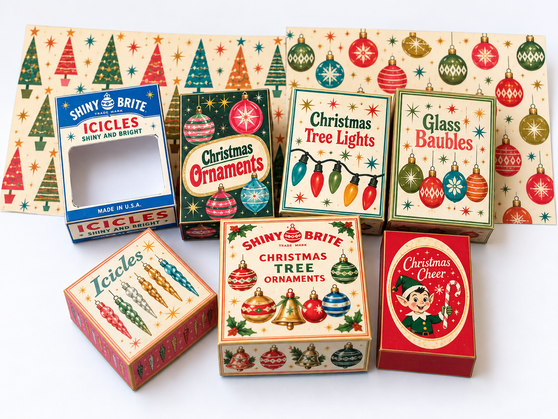 Retro Vintage Christmas – Packaging Kit No1