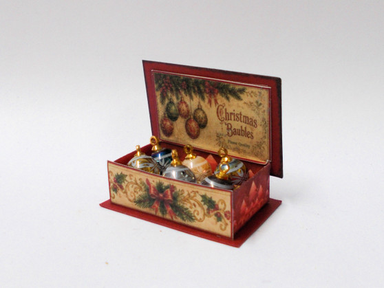Christmas Decoration Baubles Box Display