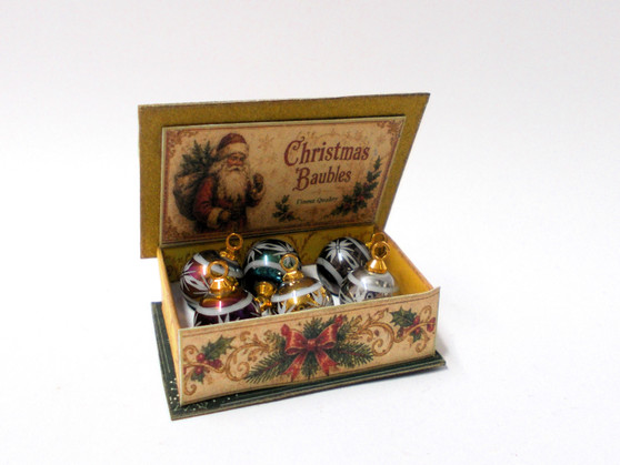 Christmas Decoration Baubles Box Display