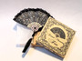 Boxed black Mourning Fan No1