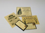 Mourning ephemera - set of 5