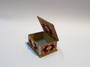 Sewing/jewellery Box - Burgundy Gold