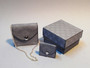 Grey boxed bag and matching purse