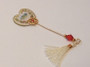 Ladies Heart Shape Fan  (F6)