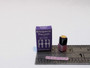 Nail box, nail varnish and file cosmetic set (purple)