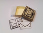 Dollhouse Victorian/Edwardian Mourning Stationery, letters 1/12th miniature Dollhouse Victorian/Edwardian Mourning Stationery, letters 1/12th miniature