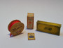 Mini Haberdashery Set no2, ribbon, machine oil,cotton