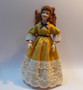 Mustard and Navy Dress for doll to wear