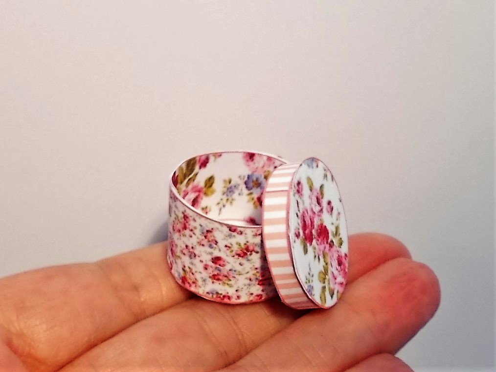 Kit - Pink Shabby Chic Boxes - ZENA'S MINIATURES