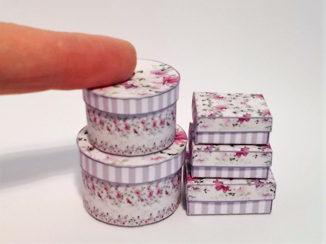 Download - Lilac Shabby Chic Boxes - ZENA'S MINIATURES
