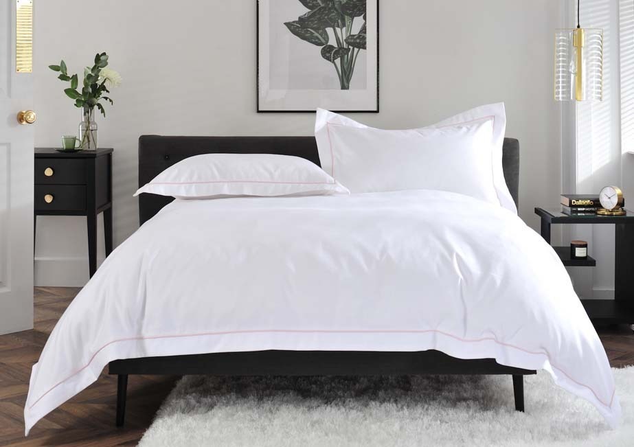 The Belvedere Bed Linen Set in Blush