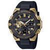 Casio G-Shock Stay Gold Series G-Steel Connected Solar Metallic Gold and Black Resin Strap Watch | GSTB400GB1A9