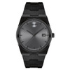 Movado BOLD Quest Grey Dial Black Stainless Steel Bracelet 40mm 3601224