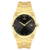 Movado BOLD Quest Black Dial Gold-Tone Bracelet 40mm 3601223