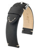 HIRSCH RANGER Vintage style Calfskin Watch Strap 05402050-2-22mm Black