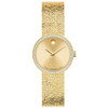 Movado Museum Velura Lab Grown Diamond Gold-Tone Mesh 0607934