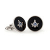 Jet Swirl Masonic Cuff Links 8843109ACL