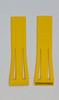 Locman Mens 26mm Yellow Rubber Strap BAND0510YL26000