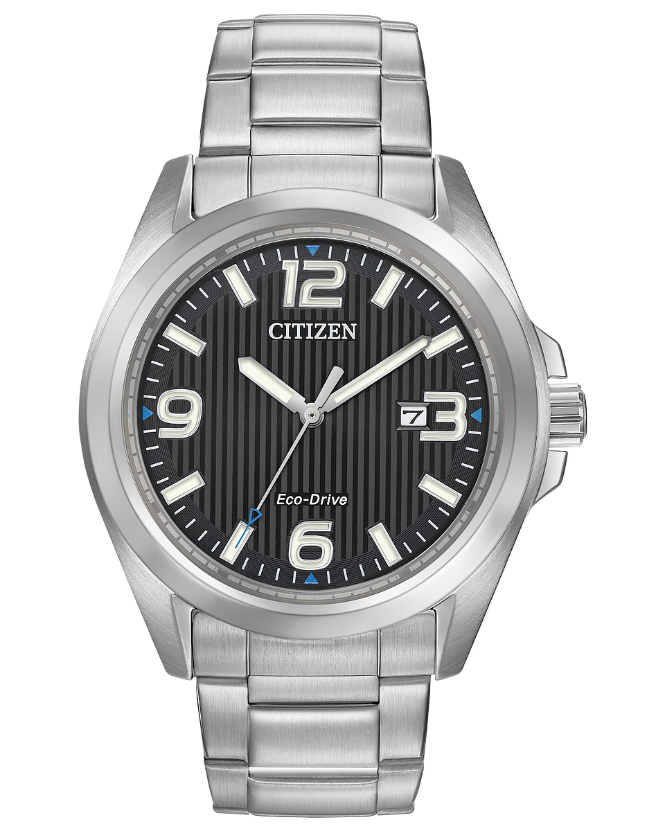 Citizen Eco-Drive Stainless Steel Bracelet Watch AW1430-86E - 43mm