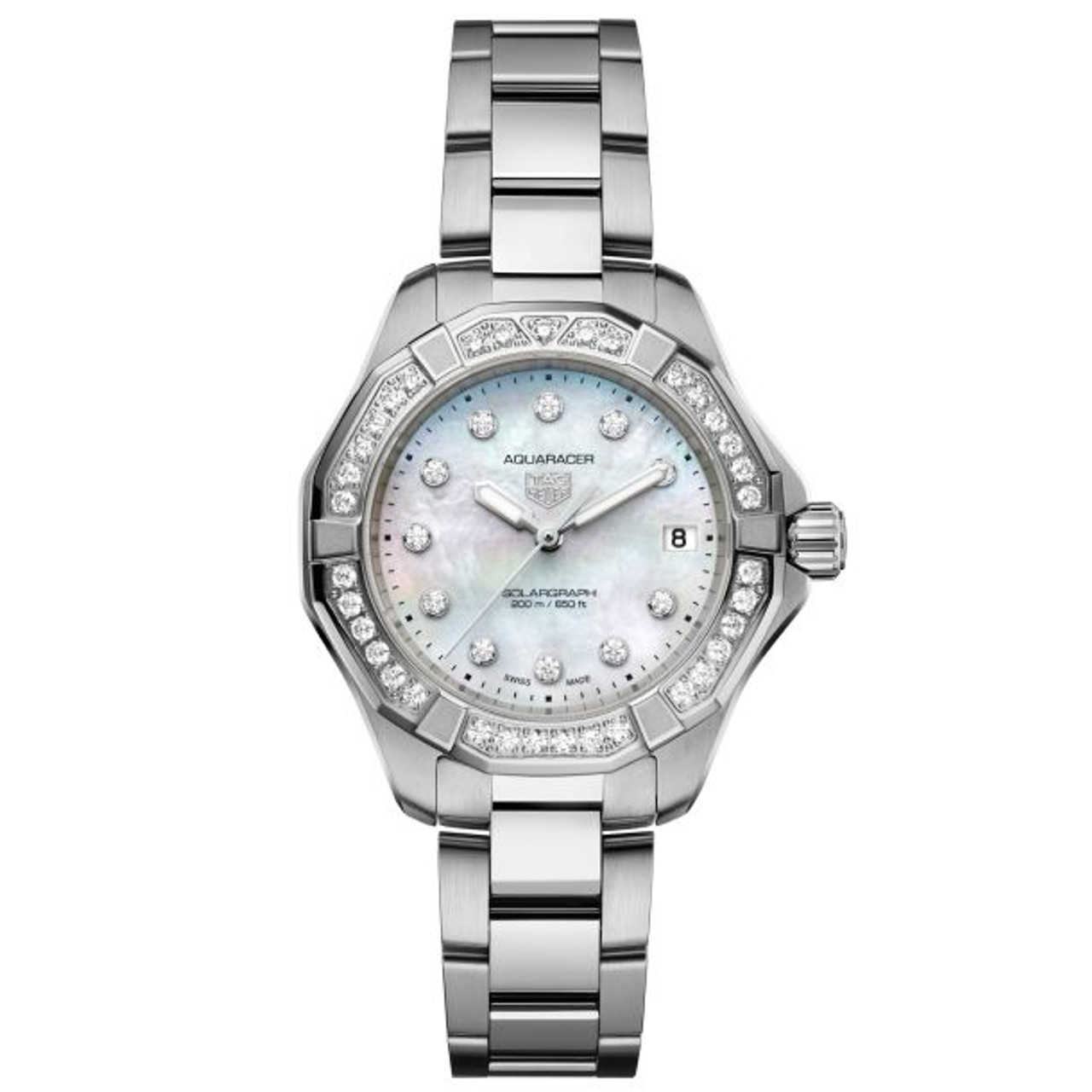 Tag Heuer Aquaracer Professional 200 Solargraph Solar Quartz 34 mm Steel  WBP1314.BA0005