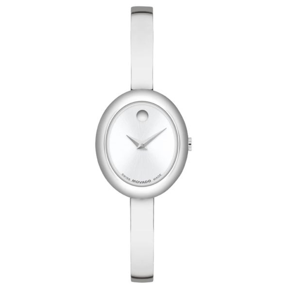 Movado Museum Bangle Oval Mother of Pearl Dial 0608070