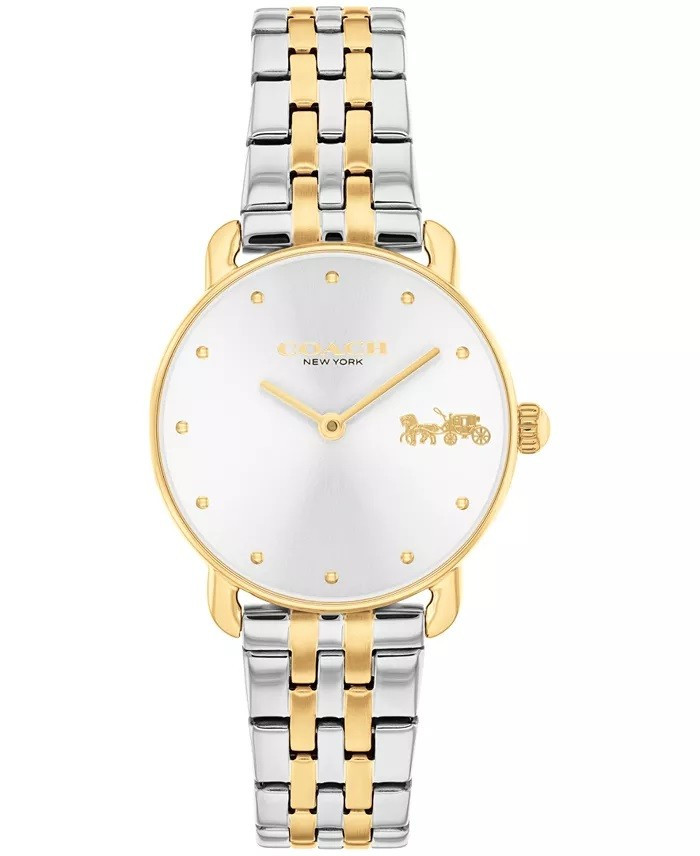 COACH ゴールド (2点) COACH Women's Elliot Two Tone Stainless Steel 14504618