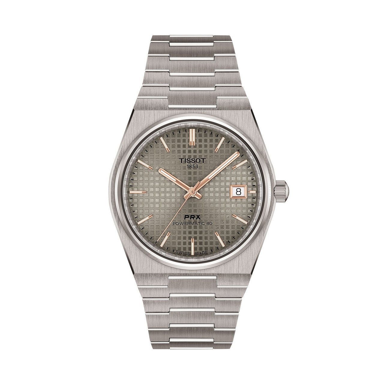 Tissot PRX 38mm Titanium Anthracite Dial Auto Power 80