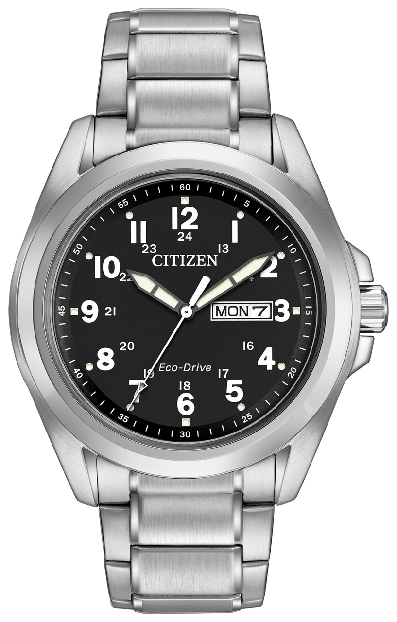 Citizen Garrison Eco-Drive Sport Black Dial 43mm AW0050-82E