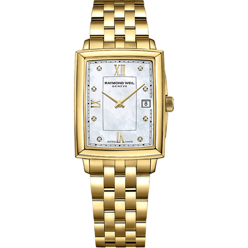 Raymond Weil Toccata Ladies Gold Diamond Quartz Watch 5925-P-00995
