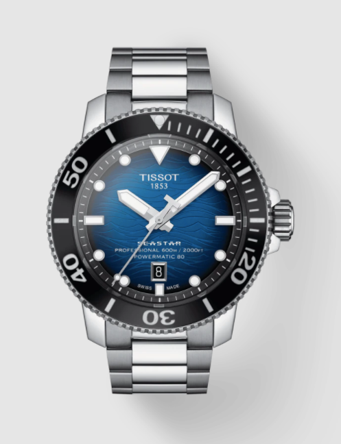 Tissot Seastar T1206071104101 Mens 46mm