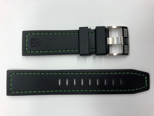 Luminox Rubber Strap FP3020.25Q Green Stitching