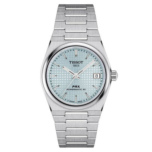 TISSOT PRX POWERMATIC 80 ICE BLUE 35MM T1372071135100