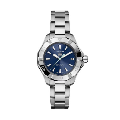 TAG Heuer Aquaracer Professional 200 Solargraph 34mm Ladies Watch Blue WBP1311.BA0005