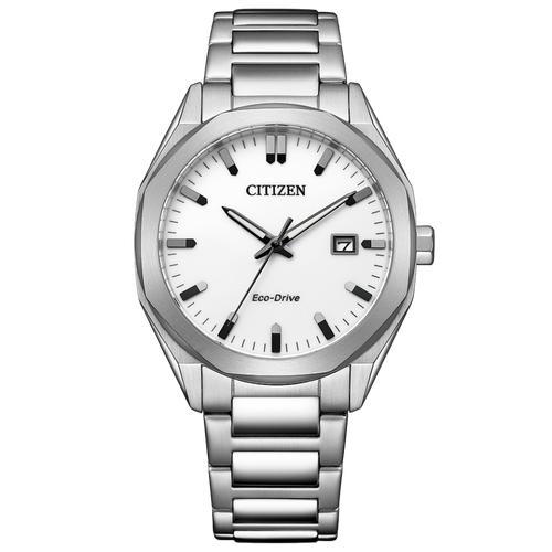 CITIZEN COLLECTION BM7620-83A Luxury Sport Eco-Drive Solar Watch White Dial 38mm