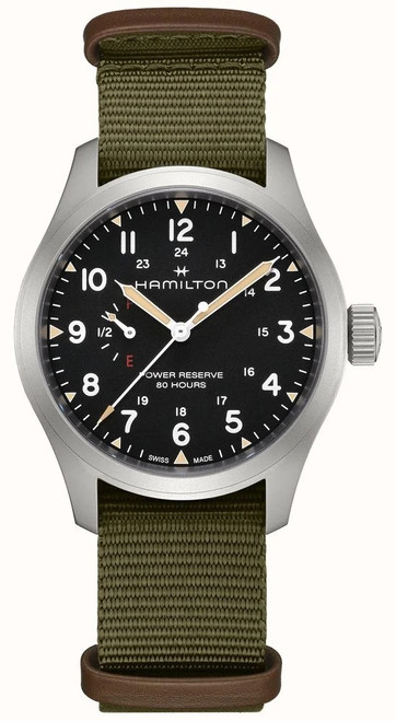 Khaki Field Mechanical Power Reserve H69509930