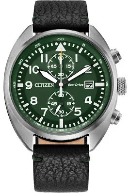 Citizen Brycen Green Dial Chrono CA0851-56X - Saltzman's Watches