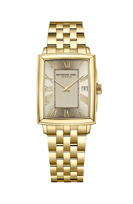 Raymond Weil  toccata square  22 x 28 mm, champagne dial 5925-P-00100