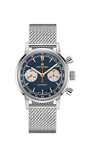 Hamilton Intra-Matic Mechanical 40mm Blue Dial H38429541