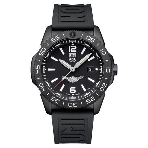 Luminox XS.3121.BO.LAPD.N Black Dial 44mm, PVD Coated Stainless Steel Case, Rubber Band
