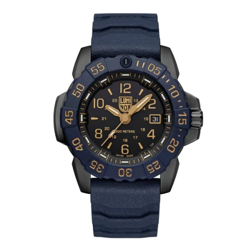 Luminox XS.3255.CB.NSF black Dial 45mm, stainless steel Case, rubber Band