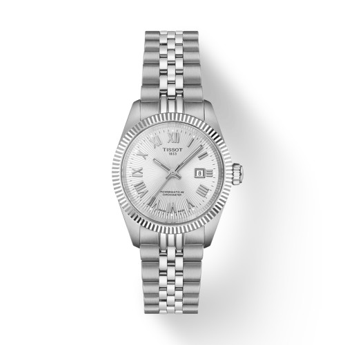 Tissot Ballade silver Dial 30mm, stainless steel Case, stainless steel Band