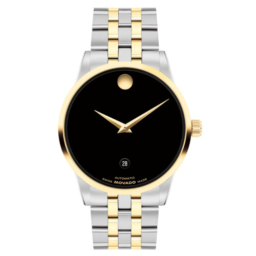 Movado Museum Classic 40mm Black Dial 0607219 - Saltzman's Watches