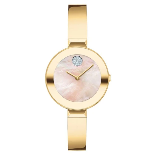 Movado BOLD Crystal Accent Bangle Watch 3600938