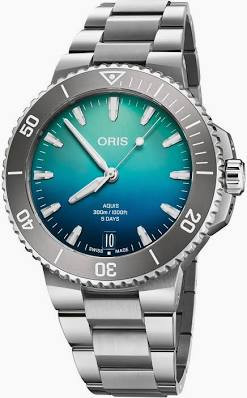 Oris Aquis 01 400 7790 4185-Set Mens 43mm