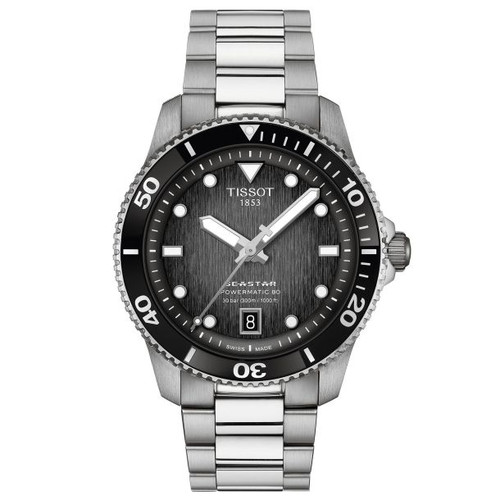 Tissot Seastar 1000 Powermatic 80 Grey-black Dial T1208071105100
