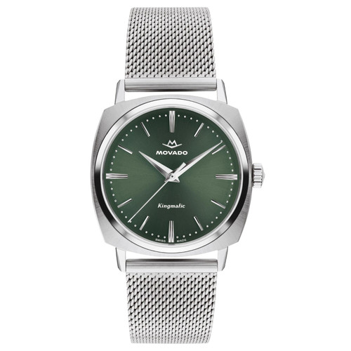 Movado Heritage Kingmatic Auto 35mm Green Dial 3650169