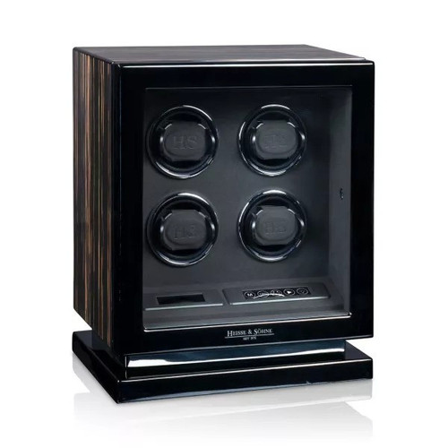 Heisse & Sohne Rome 4 Watch Winder Ebony 70019-230.19