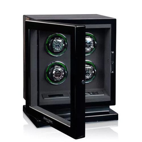 Heisse & Sohne Rome 4 Watch Winder Ebony 70019-230.19