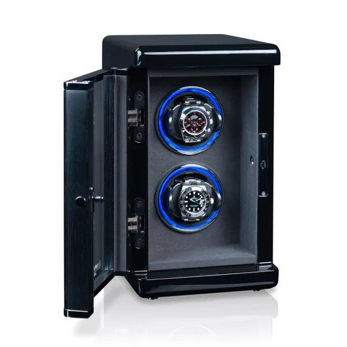Heisse & Sohne Chicago 2 Watch Winder Black 70019-223.142